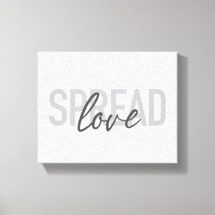 Lienzo Tipografía moderna, simple, fresca de Amor extendi