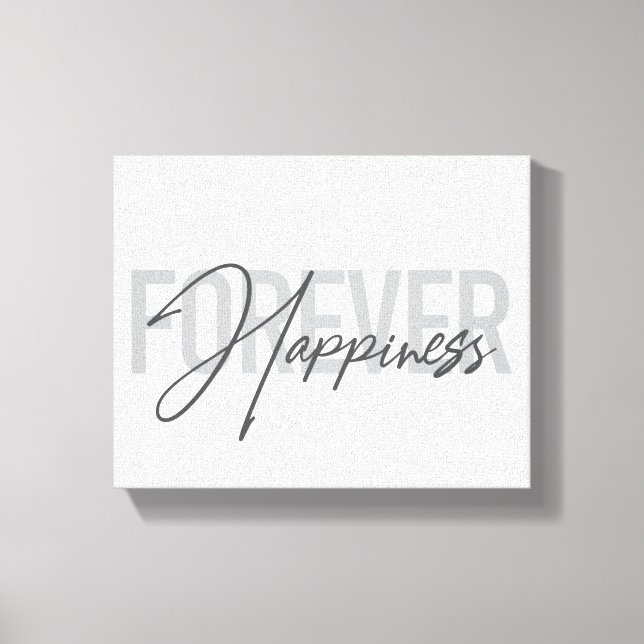 Lienzo Tipografía moderna, simple, fresca para siempre Fe (Anverso)