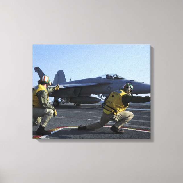 Lienzo Tiradores a bordo del USS George HW Bush (Anverso)