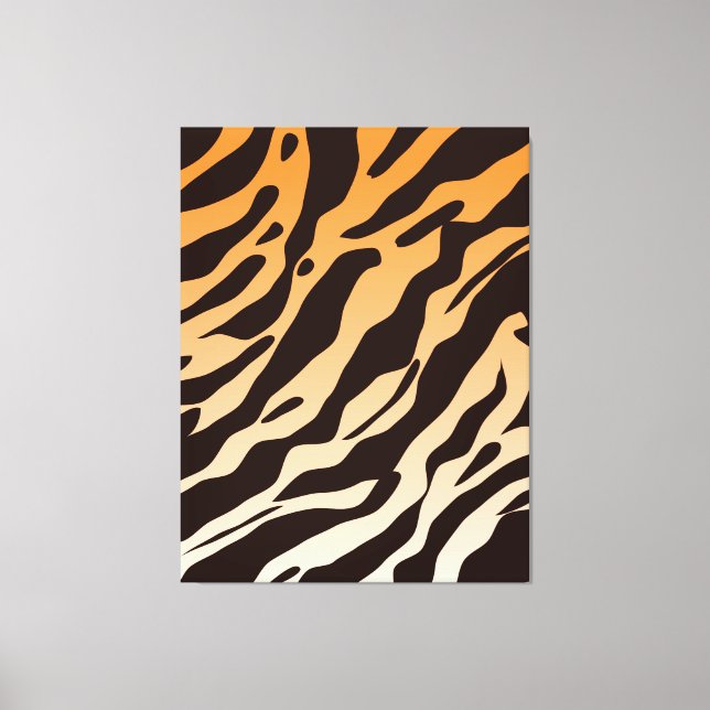 Lienzo Tiras de tigre (Anverso)