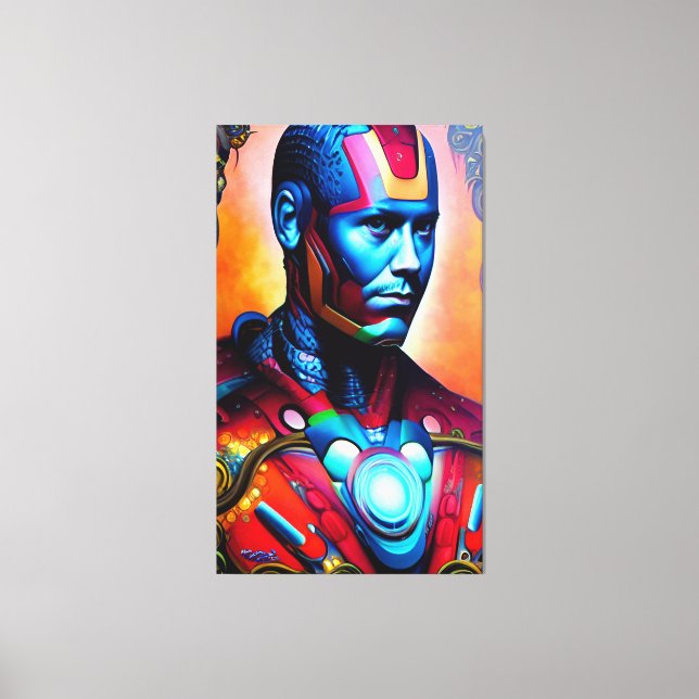 Lienzo Titanium Man Micheal Sparks (Anverso)