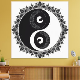 Lienzo *Titel:*   „Yin & Yang – Harmonie der Gegensätze“ 