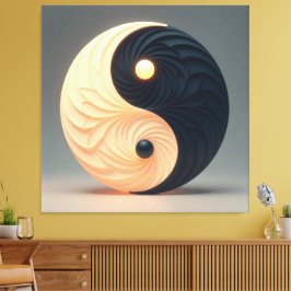 Lienzo *Titel:*   „Yin & Yang – Harmonie der Gegensätze“ 