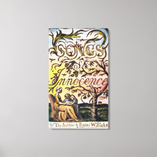 Lienzo Titlepage de 'canciones de la inocencia y de