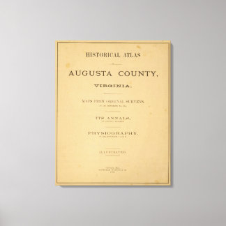 Lienzo Título Página Condado de Augusta, Virginia