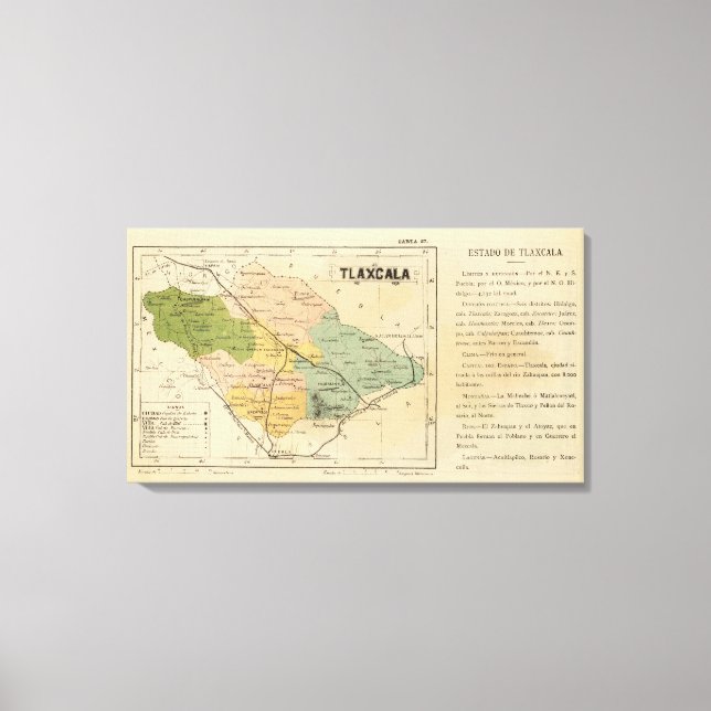 Lienzo Tlaxcala, México (Anverso)