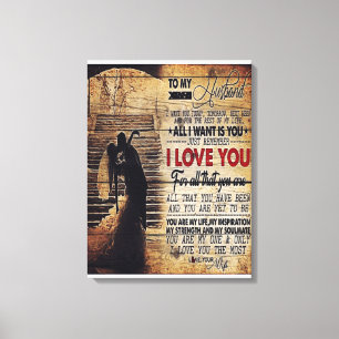 Lienzo To My Husband Gift, New House Decor
