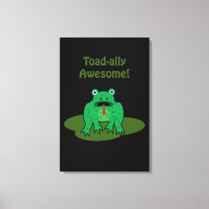 Lienzo Toad-ally Awesome