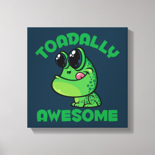 Lienzo Toad Personalizado feliz y asombroso