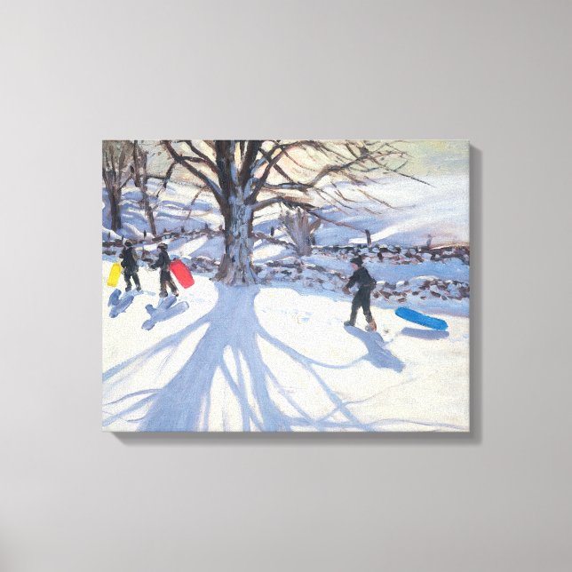 Lienzo Toboganes cerca de Youlegrave 2004 (Anverso)