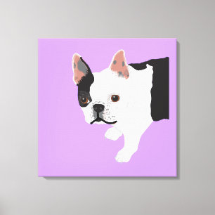 Lienzo Toby Boston Terrier de Elaine