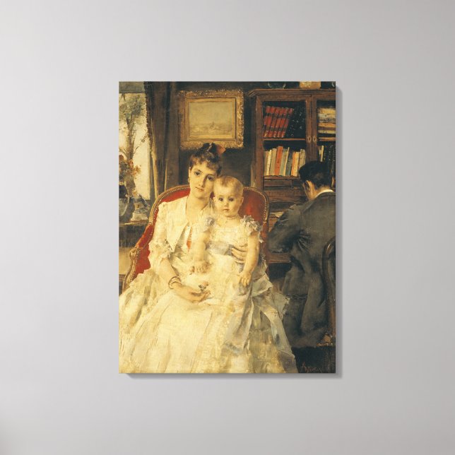 Lienzo Toda la felicidad c.1880 (Anverso)