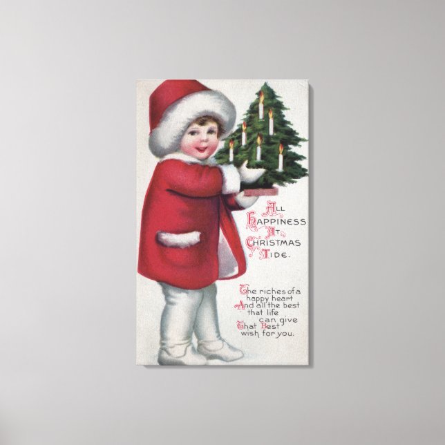 Lienzo Toda la felicidad en la marea de los Navidades (Anverso)