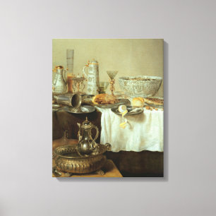 Lienzo Todavía del desayuno vida, 1638