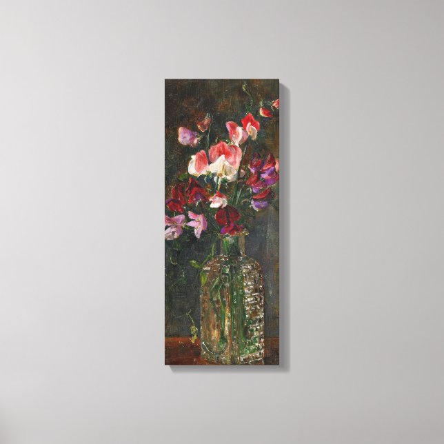 Lienzo Todavía la vida con lentejas Bouquet Floral rojo r (Anverso)