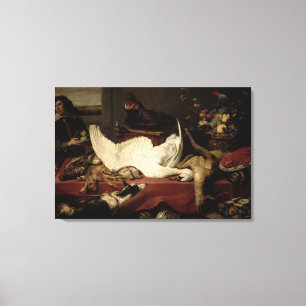 Lienzo Todavía vida del juego y de crustáceos