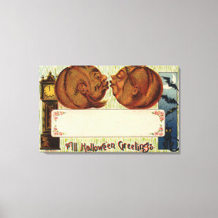 Lienzo Todo el besarse de Halloween GreetingsPumpkins