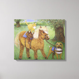 Lienzo Todo es parte de la diversión