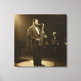 Lienzo Todo ese jazz, por Natasha Us