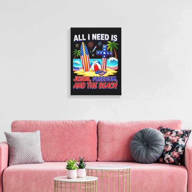 LIENZO TODO LO QUE NECESITO ES JESÚS (Insitu (Sala de estar))