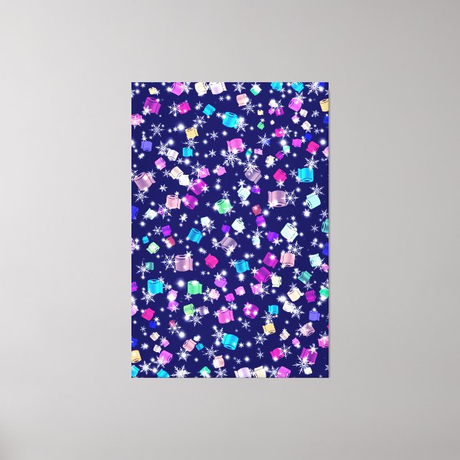 Lienzo Todo lo que quiero para Navidad es papel higiénico (Anverso)