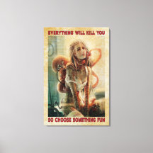 Todo Te Matará Tattoo Poster Canvas