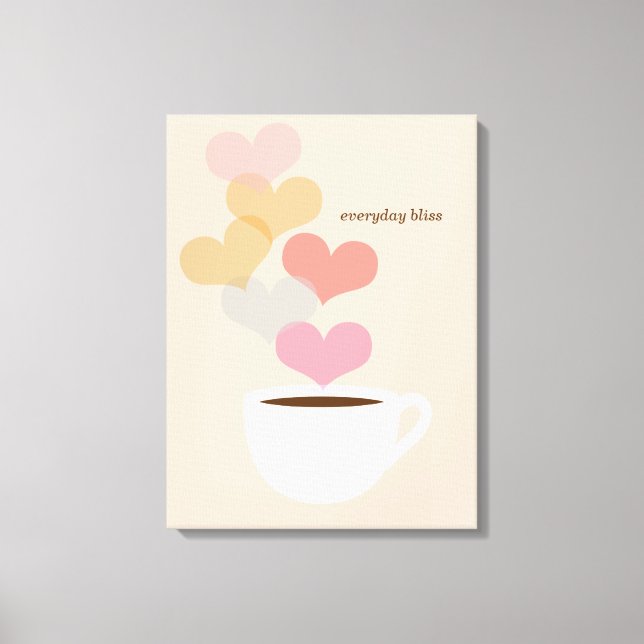 Lienzo Todos los días Bliss Coffee Love Art Canvas (Anverso)