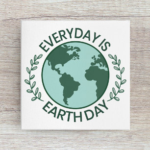 Lienzo Todos los Días son el Día de la Tierra - Amante de