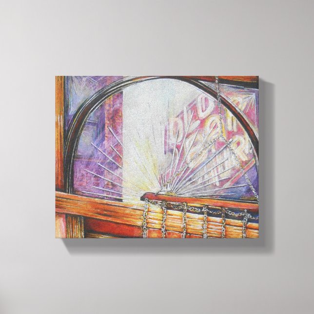 Lienzo Todos Somos Meses Volando A La Misma Luz. (Anverso)