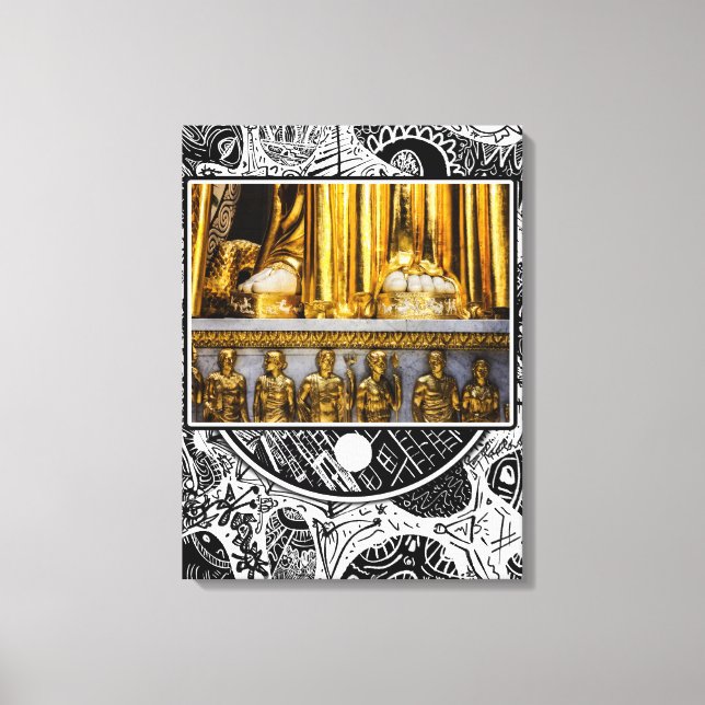 Lienzo Toes of Gold (Anverso)