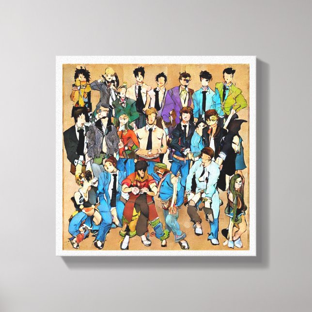 Lienzo Together and mixed. (Anverso)