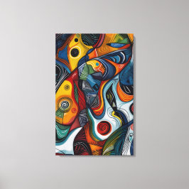 Lienzo Toile art abstrait 