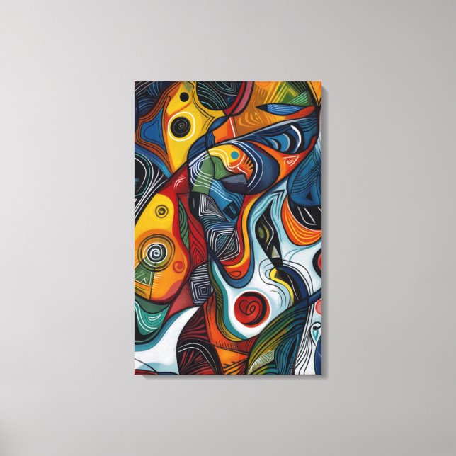 Lienzo Toile art abstrait  (Anverso)