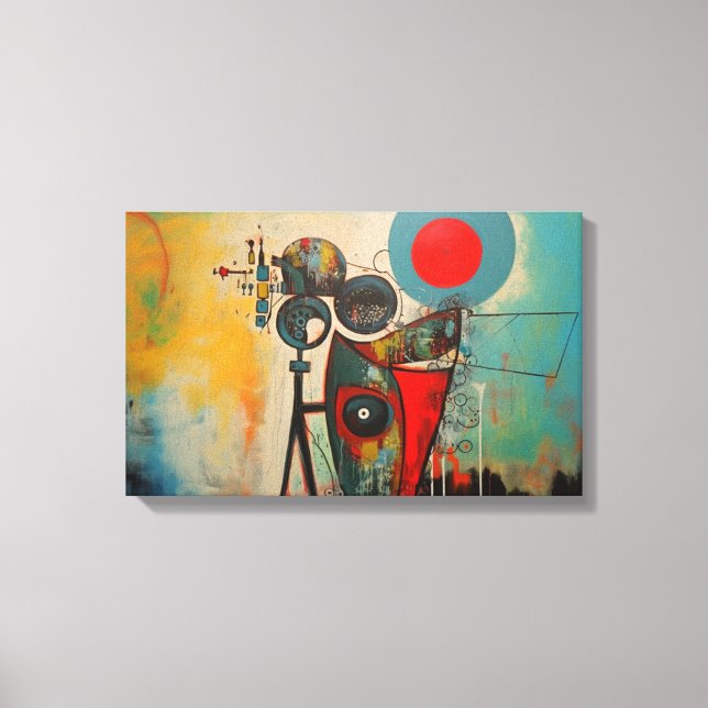 Lienzo Toile art abstrait  (Anverso)