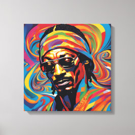 Lienzo Toile art abstrait Snoop Dog