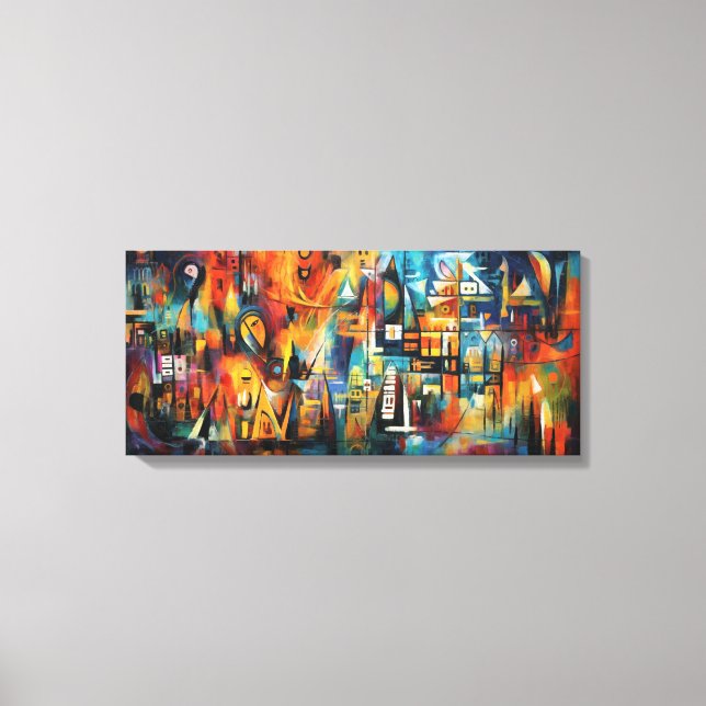 Lienzo Toile d'art abstrait (Anverso)