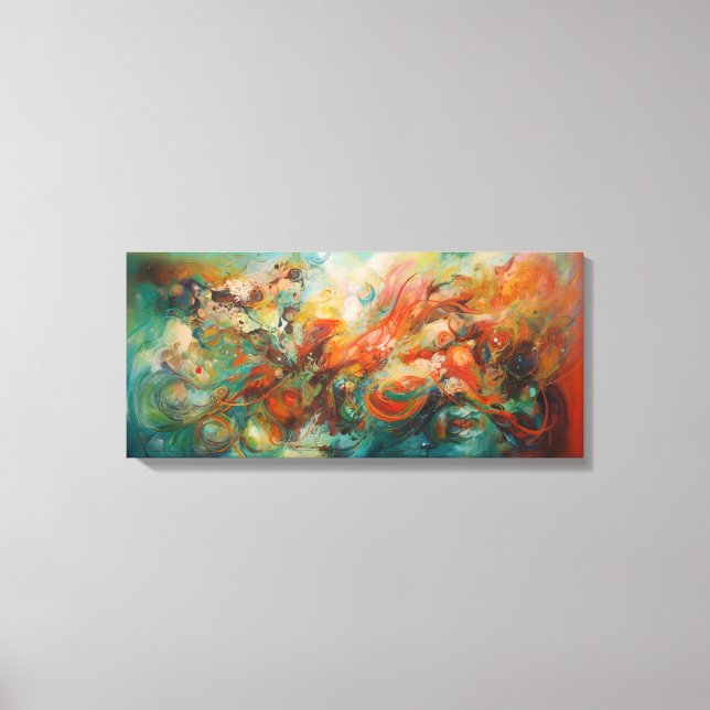 Lienzo Toile d'art abstrait (Anverso)