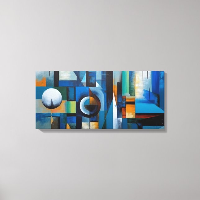 Lienzo Toile d'art abstrait (Anverso)