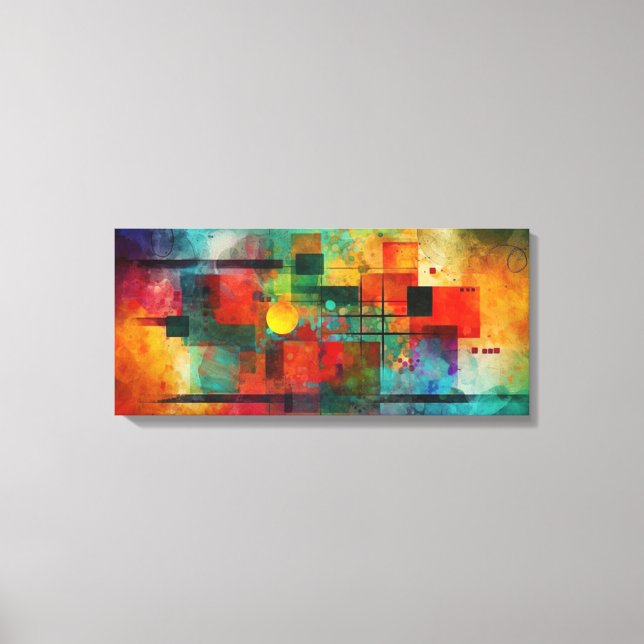 Lienzo Toile d'art abstrait (Anverso)