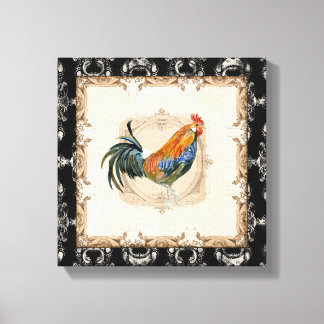 Lienzo Toile francés estilo vintage negro n blanco