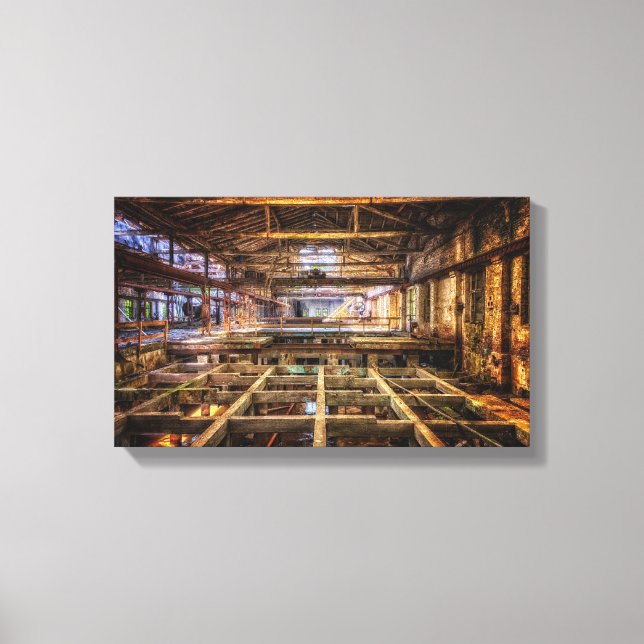 Lienzo Toile hall industriel (Anverso)