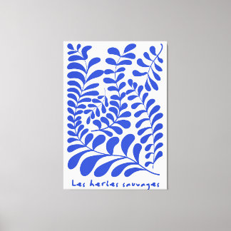 Lienzo Toile Les herbes sauvages, style Matisse