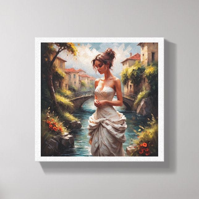 Lienzo Toile tendue (Femme Gracieuse) (Anverso)