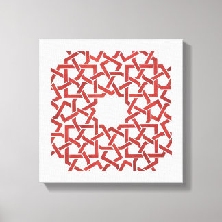 Lienzo Toile tendue Mosaïque marocaine rouge MAMLUK
