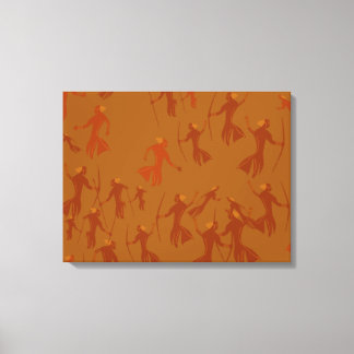 Lienzo Toile tendue Peinture rupestre tassili préhistoire