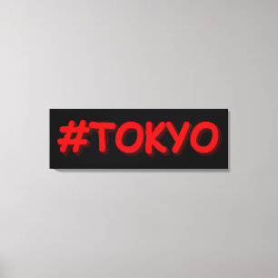 Lienzo "Tokio", diseño elegante. ¡Hazte con una en Zazzle