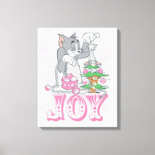 Lienzo Tom, Jerry y Nibbles decoran la alegría