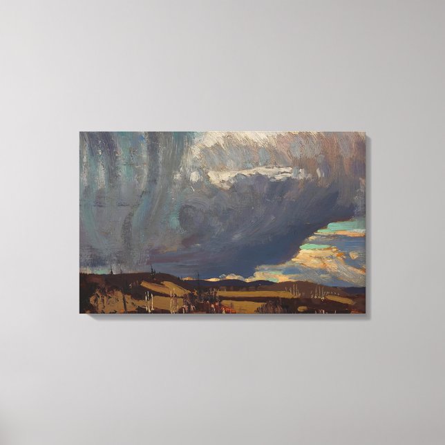Lienzo Tom Thomson - APROXIMANDO SNOWSTORM 1915 (Anverso)