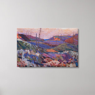 Lienzo Tom Thomson - HILLAS DE INCENDIO DE 1915