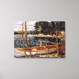 Lienzo Tom Thomson - La Canoa